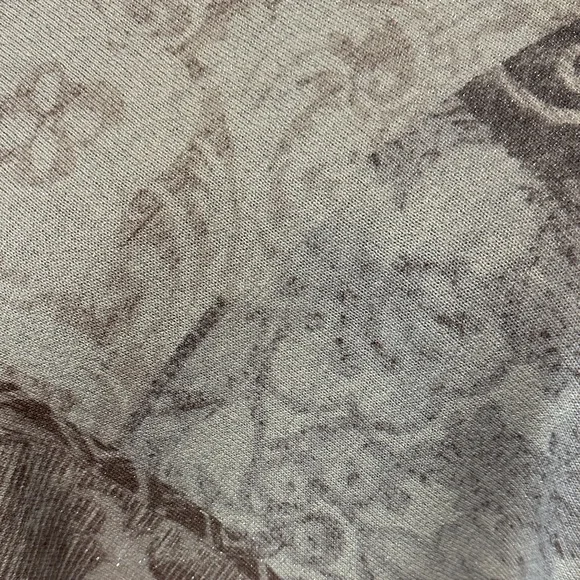 Chico’s Elegant Floral Pattern Poncho - Picture 2 of 4